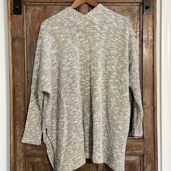 Sadie and Sage Heather Gray Knit Open-Front Cardigan - Size S - Picture 2 of 11